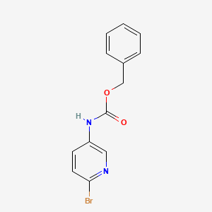 molecular formula C13H11BrN2O2 B15303488 Benzyl (6-bromopyridin-3-yl)carbamate 