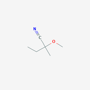 molecular formula C6H11NO B1530353 2-Methoxy-2-methylbutanenitrile CAS No. 145550-55-6