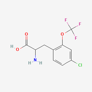 4-Chloro-2-(trifluoromethoxy)-DL-phenylalanine