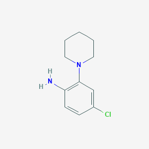 4-Chloro-2-(piperidin-1-yl)aniline