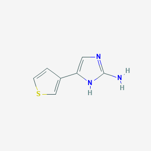 4-(thiophen-3-yl)-1H-imidazol-2-amine