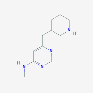 N-methyl-6-(piperidin-3-ylmethyl)pyrimidin-4-amine hydrochloride