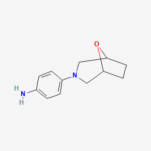 4-{8-Oxa-3-azabicyclo[3.2.1]octan-3-yl}aniline