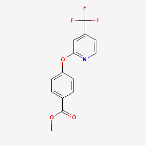 Methyl 4-{[4-(trifluoromethyl)pyridin-2-yl]oxy}benzoate