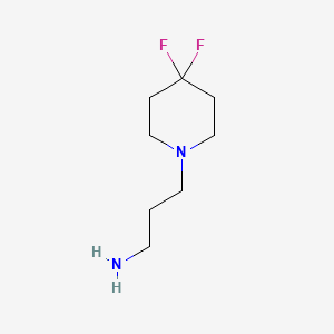 3-(4,4-Difluoropiperidin-1-yl)propan-1-amine