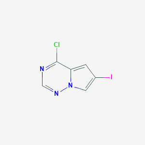4-Chloro-6-iodopyrrolo[2,1-f][1,2,4]triazine