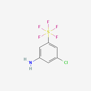 3-Chloro-5-(pentafluorosulfur)aniline