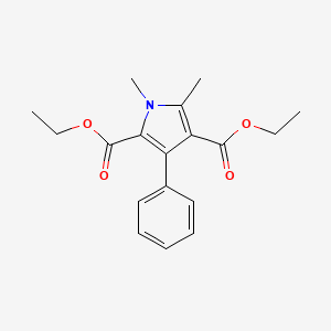 B1530393 Diethyl 1,5-dimethyl-3-phenyl-1H-pyrrole-2,4-dicarboxylate CAS No. 161560-98-1