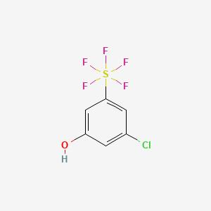 3-Chloro-5-(pentafluorosulfur)phenol