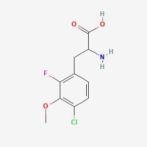 4-Chloro-2-fluoro-3-methoxy-DL-phenylalanine
