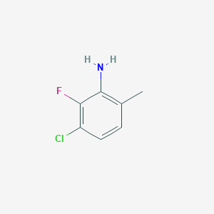 molecular formula C7H7ClFN B15303999 3-Chloro-2-fluoro-6-methylaniline 
