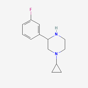 1-Cyclopropyl-3-(3-fluorophenyl)piperazine