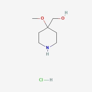 (4-Methoxypiperidin-4-yl)methanol hydrochloride