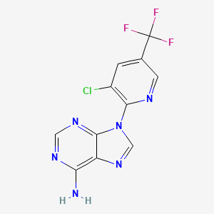 9-[3-chloro-5-(trifluoromethyl)pyridin-2-yl]-9H-purin-6-amine
