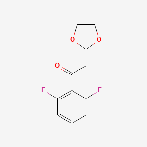 1-(2,6-Difluoro-phenyl)-2-(1,3-dioxolan-2-yl)-ethanone