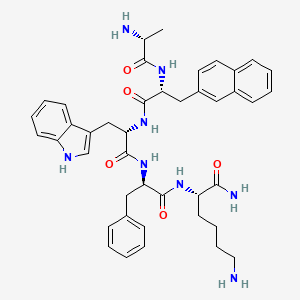 molecular formula C42H50N8O5 B1530422 (Des-ala3)-ghrp-2 