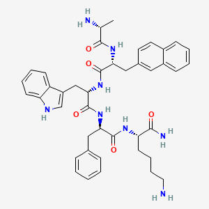 molecular formula C42H50N8O5 B1530422 (Des-ala3)-ghrp-2 CAS No. 290312-22-0