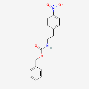 molecular formula C16H16N2O4 B15304307 benzyl N-[2-(4-nitrophenyl)ethyl]carbamate 