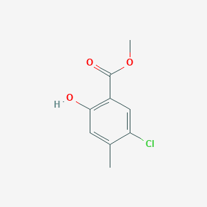 molecular formula C9H9ClO3 B1530453 Methyl 5-chloro-2-hydroxy-4-methylbenzoate CAS No. 773134-18-2