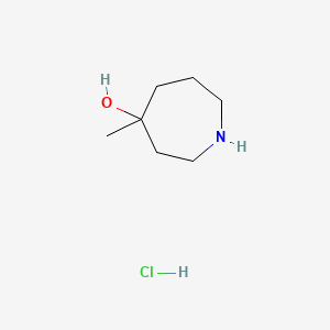 molecular formula C7H16ClNO B1530470 4-甲基氮杂环-4-醇盐酸盐 CAS No. 91774-53-7