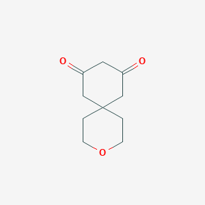 molecular formula C10H14O3 B1530471 3-Oxaspiro[5.5]undecane-8,10-dione CAS No. 1058731-65-9