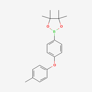 4,4,5,5-Tetramethyl-2-[4-(4-methylphenoxy)phenyl]-1,3,2-dioxaborolane