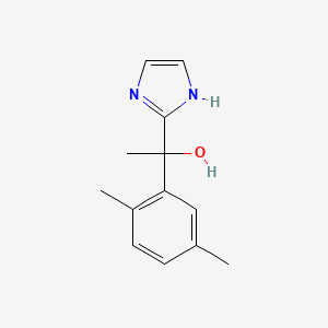 molecular formula C13H16N2O B1530478 1-(2,5-dimethylphenyl)-1-(1H-imidazol-2-yl)ethan-1-ol CAS No. 944267-54-3
