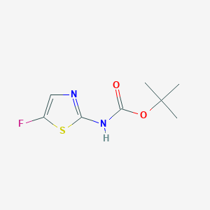 molecular formula C8H11FN2O2S B153048 tert-Butyl (5-fluorothiazol-2-yl)carbamate CAS No. 731018-54-5