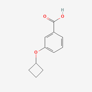 molecular formula C11H12O3 B1530482 3-Cyclobutoxybenzoic acid CAS No. 1260113-15-2