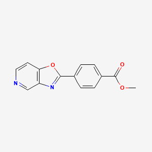 molecular formula C14H10N2O3 B1530483 4-[恶唑并[4,5-c]吡啶-2-基]苯甲酸甲酯 CAS No. 1154060-49-7
