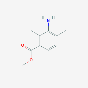 molecular formula C10H13NO2 B1530485 Methyl 3-amino-2,4-dimethylbenzoate CAS No. 24812-89-3