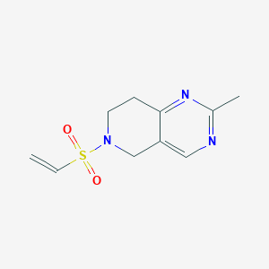 molecular formula C10H13N3O2S B15304899 6-(Ethenesulfonyl)-2-methyl-5h,6h,7h,8h-pyrido[4,3-d]pyrimidine 