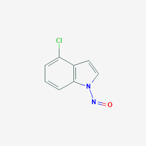 molecular formula C8H5ClN2O B153049 1H-Indole, 4-chloro-1-nitroso- CAS No. 126590-88-3