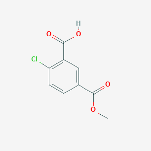 molecular formula C9H7ClO4 B1530496 2-氯-5-(甲氧羰基)苯甲酸 CAS No. 651058-97-8