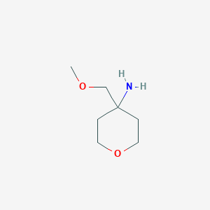molecular formula C7H15NO2 B1530497 4-(Methoxymethyl)oxan-4-amine CAS No. 1029805-91-1
