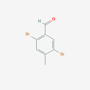molecular formula C8H6Br2O B1530502 2,5-Dibromo-4-methylbenzaldehyde CAS No. 706820-09-9