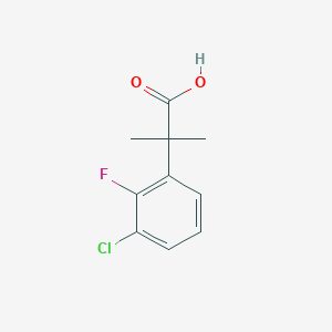 molecular formula C10H10ClFO2 B1530506 2-(3-Chloro-2-fluorophenyl)-2-methylpropanoic acid CAS No. 1035262-79-3