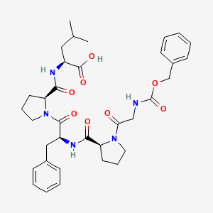 molecular formula C35H45N5O8 B1530507 Z-Gly-脯-苯丙氨酸-脯-亮氨酸-OH CAS No. 61867-13-8