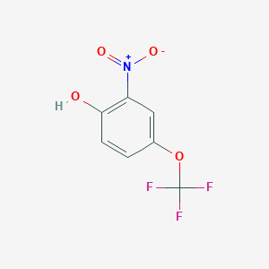 molecular formula C7H4F3NO4 B153051 2-Nitro-4-(trifluoromethoxy)phenol CAS No. 129644-56-0