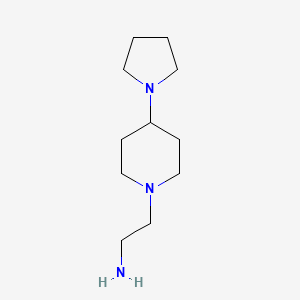 molecular formula C11H23N3 B1530513 2-(4-Pyrrolidin-1-yl-piperidin-1-yl)-ethylamine CAS No. 1067659-34-0