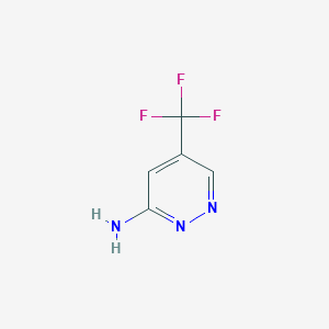 B1530515 5-(Trifluoromethyl)pyridazin-3-amine CAS No. 1211591-88-6