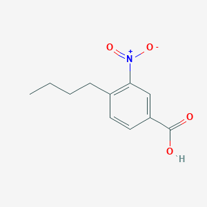 molecular formula C11H13NO4 B15305174 4-Butyl-3-nitrobenzoic acid 