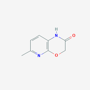 molecular formula C8H8N2O2 B1530522 6-甲基-1H,2H,3H-吡啶并[2,3-b][1,4]噁唑-2-酮 CAS No. 1198153-91-1