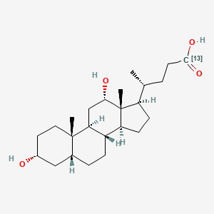molecular formula C24H40O4 B1530523 Deoxycholic acid-24-13C CAS No. 52886-37-0