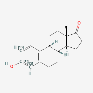 molecular formula C18H22O2 B1530534 Estrone-2,3,4-13C3 CAS No. 1241684-29-6