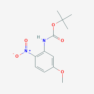 molecular formula C12H16N2O5 B153054 tert-Butyl (5-methoxy-2-nitrophenyl)carbamate CAS No. 185428-55-1