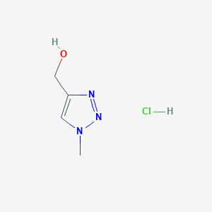 molecular formula C4H8ClN3O B1530547 (1-methyl-1H-1,2,3-triazol-4-yl)methanol hydrochloride CAS No. 367281-46-7