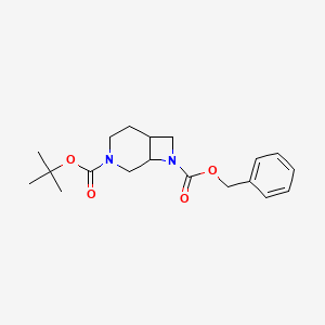 8-Benzyl 3-tert-butyl 3,8-diazabicyclo[4.2.0]octane-3,8-dicarboxylate