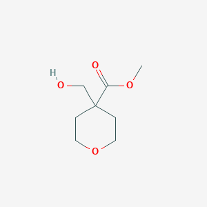 molecular formula C8H14O4 B1530555 Methyl 4-(hydroxymethyl)oxane-4-carboxylate CAS No. 834914-37-3
