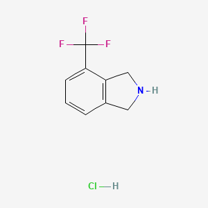 molecular formula C9H9ClF3N B1530572 4-(Trifluoromethyl)isoindoline hydrochloride CAS No. 1203686-59-2